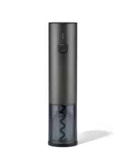 TIRE-BOUCHON ÉLECTRIQUE COMPACT NOIR ET COUPE CAPSULE INTEGRÉ