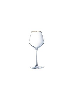VERRE "LES DORÉ" ULTIME 38 cl AVEC LISERÉ DORÉ