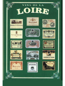 CARTE EN MÉTAL 15 x 21 cm - ÉTIQUETTES DE LOIRE