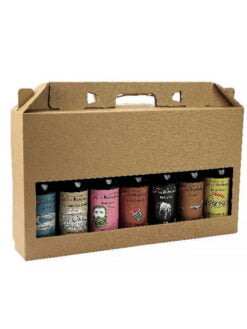 VALISETTE DEMI-MÈTRE KRAFT POUR 7 BIÈRES 33 cl