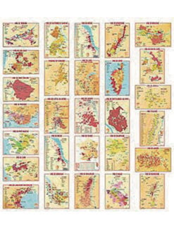 JEU DE 30 CARTES POSTALES DES VIGNOBLES FRANÇAIS