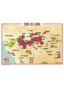 CARTE POSTALE DES VIGNOBLES DE LA LOIRE