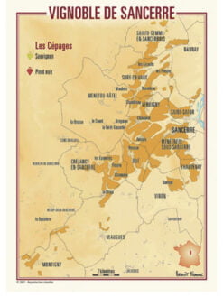 CARTE POSTALE DU VIGNOBLE DE SANCERRE