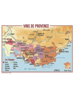 CARTE POSTALE DU VIGNOBLE DE PROVENCE