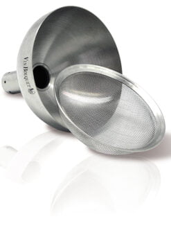 ENTONNOIR AÉRATEUR POUR CARAFE AVEC FILTRE INOX