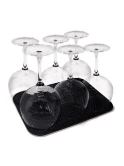 TAPIS EGOUTTOIR SILICONE POUR 6 VERRES