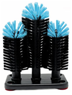 GOUPILLON POUR VERRE TRIPLE BROSSE