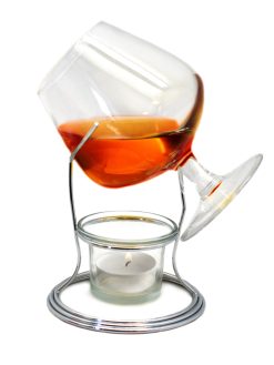 RÉCHAUFFE VERRE À COGNAC