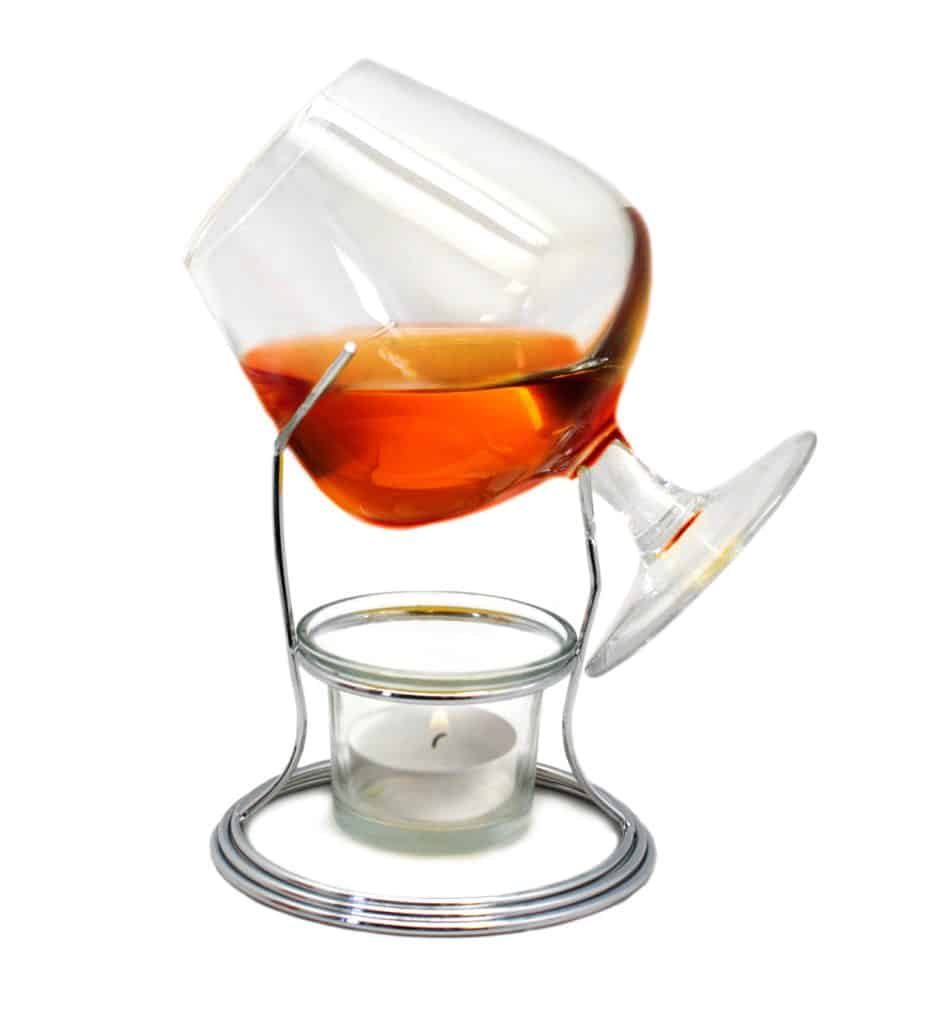 RÉCHAUFFE VERRE À COGNAC