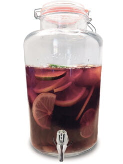 DISTRIBUTEUR LIBRE-SERVICE BOCAL EN VERRE 8 L