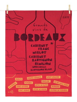 TORCHON "VINS DE BORDEAUX" - 50x70 cm