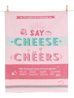 TORCHON "CHEESE & CHEERS" - 50x70 cm
