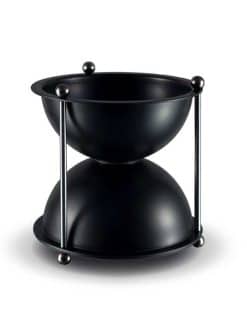 MINI CRACHOIR SABLIER 1 L NOIR