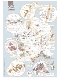 GÉOVITIS ÉLÉGANTE - GÉOGRAPHIE DES VIGNOBLES DE FRANCE AOC-AOP