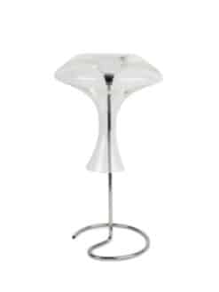 SÈCHE-CARAFE "RÉVOLUTION" INOX, BASE RONDE À VISSER