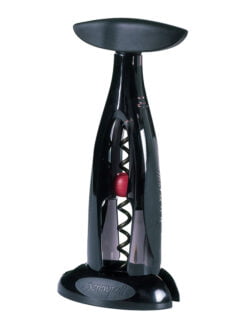 TIRE-BOUCHON DE TABLE GS200 NOIR AVEC COUPE CAPSULE