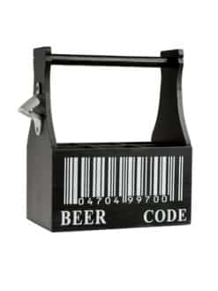 PORTE-BOUTEILLES BIÈRE "CODE BARRE"