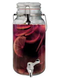 DISTRIBUTEUR LIBRE-SERVICE BOCAL EN VERRE 4 L