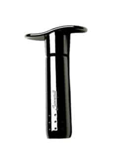 POMPE À VIDE D'AIR MANUELLE 3 BOUCHONS - NICKEL NOIR