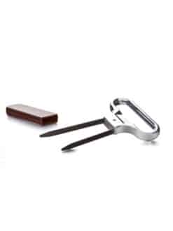 TIRE-BOUCHON BILAME AVEC ETUI DE RANGEMENT