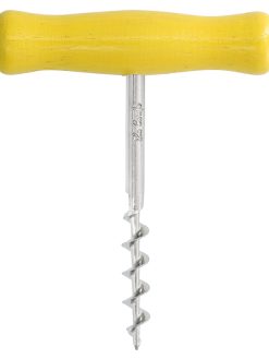 TIRE-BOUCHON FANTAISIE EN BOIS COULEUR CITRON