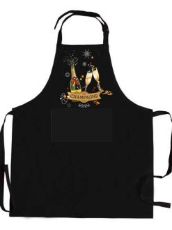 TABLIER CHAMPAGNE BRUT NOIR - 72 x 96 cm