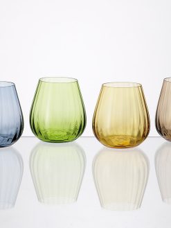 GOBELET "OPTIC" SARAH WATERFALL 38 cl COLORÉ