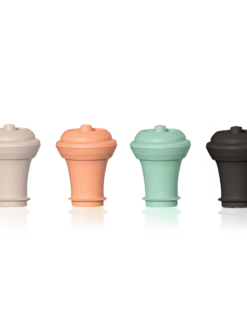 BOUCHONS 4 COULEURS POUR POMPE À VIN LOOP (lot de 4)