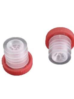 BOUCHON À VIN LIMITEUR DE DÉBIT ROND ROUGE