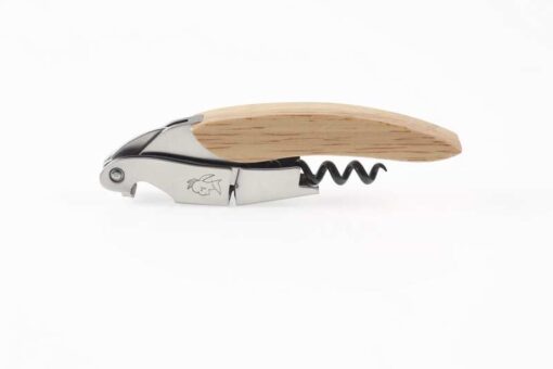 SOMMELIER L'IROQUOIS DOUBLE LEVIER - SERIE WOOD (Hévéa)