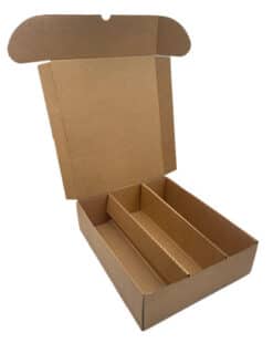 COFFRET COUCHÉ KRAFT - 3 BOUTEILLES