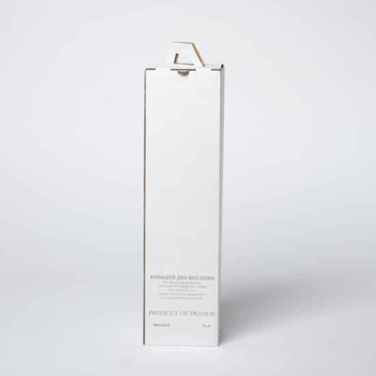 VALISETTE KRAFT BLANC PERSONNALISÉE - 1 BOUTEILLE - avec poignée intégrée – Image 3