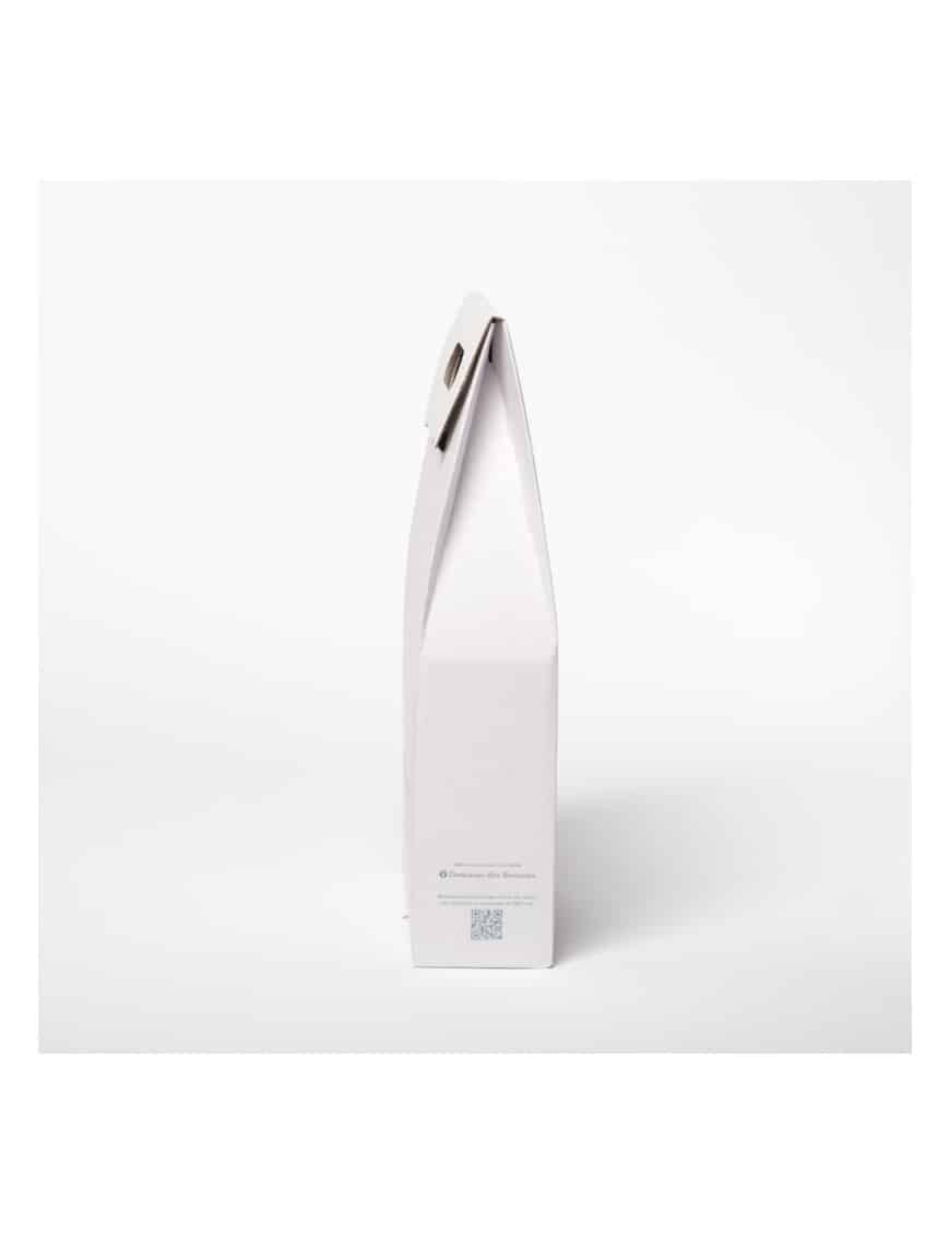VALISETTE KRAFT BLANC PERSONNALISÉE - 3 BOUTEILLES - avec fenêtres et poignée intégrée – Image 6