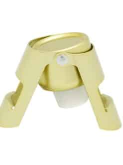 BOUCHON À CHAMPAGNE À LEVIER - MÉTAL DORÉ MAT