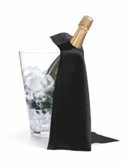 CARRE TISSU ANTI-GOUTTE NOIR POUR BOUTEILLE