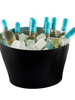 VASQUE ALUMINIUM ASPECT NOIR MAT - JUSQU'A 10 BOUTEILLES