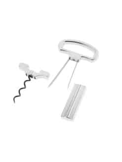 TIRE-BOUCHON BILAME INOX SPIRAVIN AVEC MECHE EN TEFLON