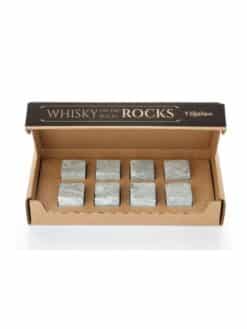 CUBES À WHISKY EN PIERRE OLLAIRE (lot de 8)