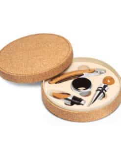 SET À VIN ROND LIEGE 4 ACCESSOIRES